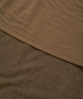 Green Parks 楽ちんシャギーＩラインスカート Brown