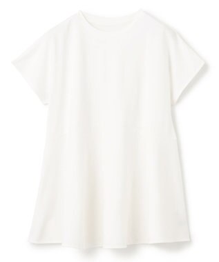 UNFILO L BEAUTY FORM ペプラムＴシャツ ホワイト