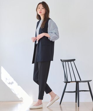 ANY L 【洗濯機可能/ウエストゴム】楽映えショグパン ブラック