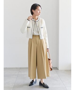 Te chichi スクエアチャームフロントタックブラウス キナリ