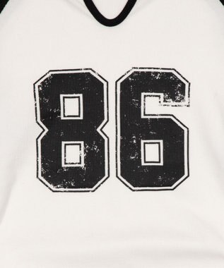 WEGO サイドドロストキーネックロンT ブラック