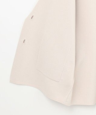 J.PRESS LADIES 【洗える】Cotton Acetate ニット ジャケット ベージュ系