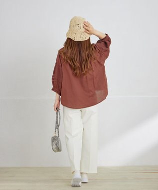 Tiaclasse 【日本製・洗える・接触冷感・吸水速乾・UVカット】サーラドライ・ワイドパンツ オフホワイト