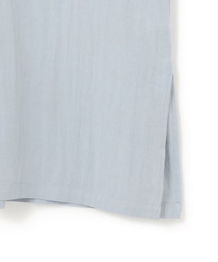 J.PRESS YORK STREET 【WOMEN】ワッシャーニットコンビ ワンピース ダルブルー系