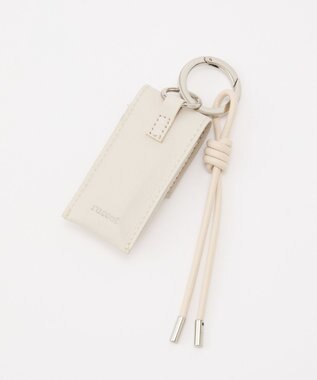 russet 【2025AW新作】リップポーチ付きレザーチャーム(Z-222) Ivory