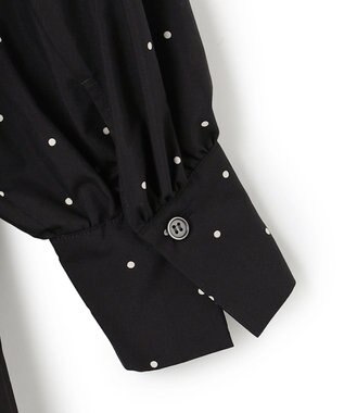 UNFILO L フライヨーク ワンピース ブラックドット