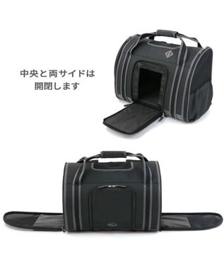 PET PARADISE ペットパラダイス 折り畳み リュック キャリーバッグ 小型犬 黒