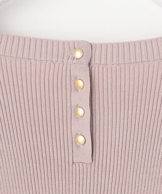 ANY SIS 【洗える】フレアースリーブ ニット ローズグレー