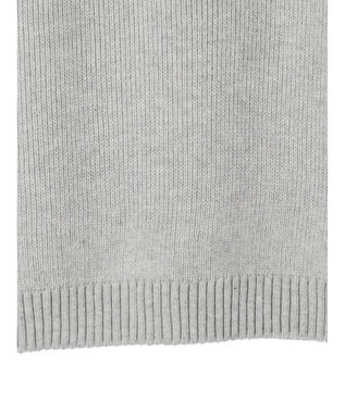 CRAFT STANDARD BOUTIQUE 片畔ニットドッキングチュニック Gray Mixture