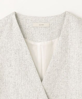 ANY ツィードライクブッチャージレ ライトグレー系