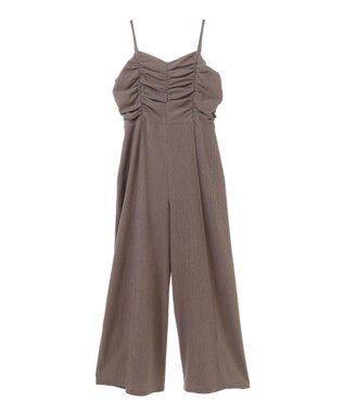 earth music&ecology シャーリングキャミロンパース Mocha