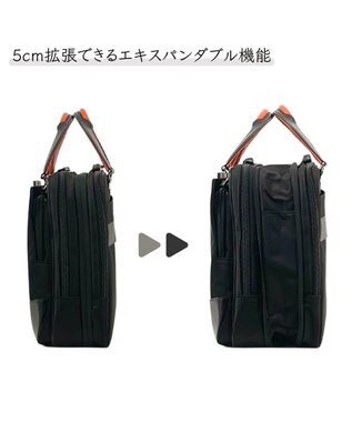 Samsonite サムソナイト ブリーフケース エキスパンダブル   エピッド 4 ビジネスバッグ   EPID 4 ブラック/オレンジ