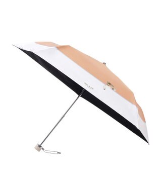 MOONBAT 【一級遮光/軽量】PAUL & JOE 晴雨兼用 折りたたみ日傘 スウィンギングヌネット ベージュ