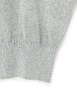 BEIGE， SMITHONITE / リュクスグリッター ドルマンカーディガン Sax