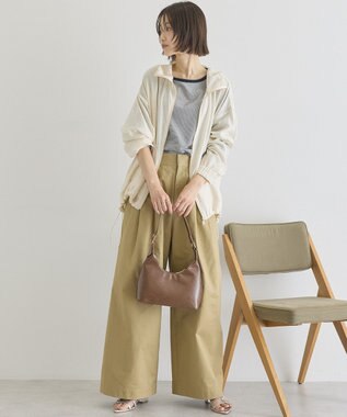 AMERICAN HOLIC フーディーシアーブルゾン Ivory