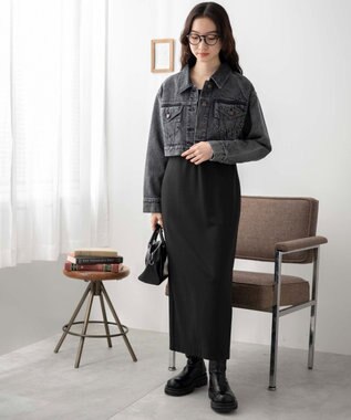 WEGO ショートデニムジャケット ブラックその他