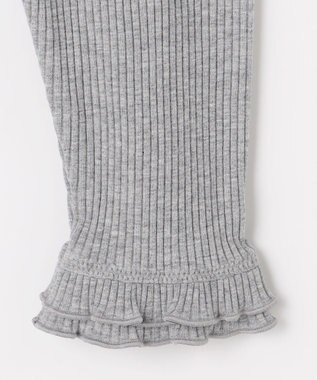 組曲 KIDS 【80-90㎝】 フロストフラワージャガード セットアップ ラベンダー