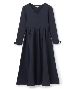 TOCCA 【洗える！】ROSY FUTURE ニットドレス ネイビー系