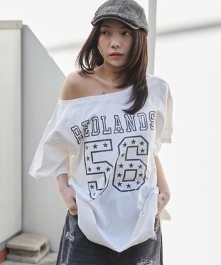 WEGO ２WAYグラフィックワンショルBIGT 柄2