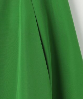 組曲 【5色展開・後ろゴム仕様】カラータフタ スカート ダークグリーン系