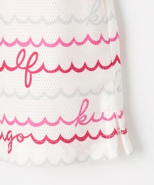 23区GOLF 【WOMEN】ウェーブロゴプリントノースリーブシャツ ピンク系5