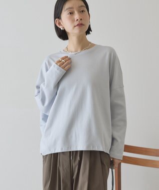 AMERICAN HOLIC 【先行予約】【UVカット】コクーンポンチプルオーバー Light Gray