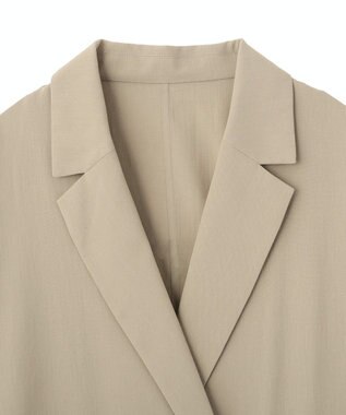 Green Parks 【適ON】シアーシャツジャケット Gray Beige