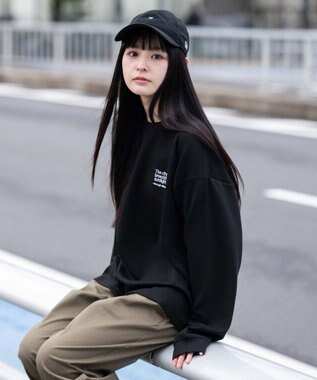 WEGO 【ユニセックス着用ITEM/MLサイズ展開】ガールプリントT（LS）
