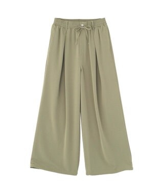 Green Parks サテンコクーンパンツ Khaki