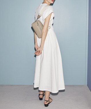 TOPKAPI 【TREASURE TOPKAPI】シュリンクレザー スクエア 2way ショルダー バッグ トープ