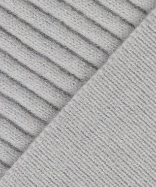 ANY SIS L 【洗える】アレンジRIB ニット アイスグレー