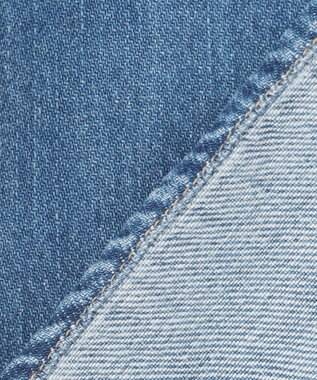 BEIGE， 【洗える・BAILA 11月号掲載】MARKEL / ボウタイ付きシャツカラーデニムシャツ L.Indigo