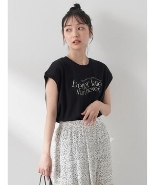 earth music&ecology ｂｅｔｔｅｒ　ｌａｔｅ　フレンチＴ Black