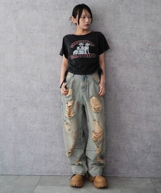 WEGO ヴィンテージライクドロストちびT 柄5