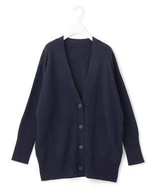 ICB 【洗える】 ソフトカシミヤミックス カーディガン ネイビー系