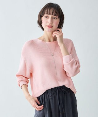 ANY L アクリルガーターニット ピンク（一部店舗限定色）