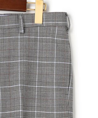 J.PRESS MEN 【ストレッチ / 洗える】トリートメントウールアメリカンチェック スラックス ブラック系4