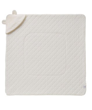 MIKI HOUSE HOT BISCUITS 【ミキハウス】 マイクロファー アフガン 白