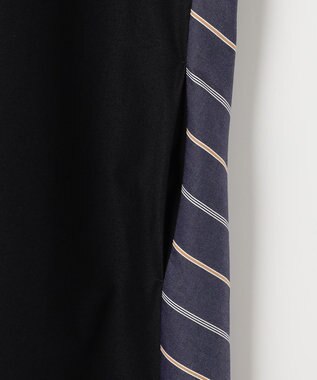 自由区 【洗える】コンビネーションシャーティング ワンピース ネイビー系1