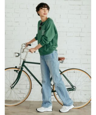 AMERICAN HOLIC ラグランロゴスウェット2 Green