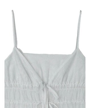 Green Parks ２ｗａｙ　レイヤードラメワンピース Light Gray