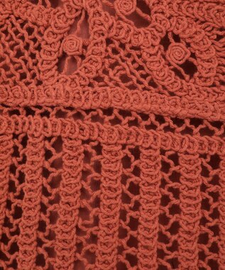 Green Parks SET2点クロシェベスト＋ワンピース Black