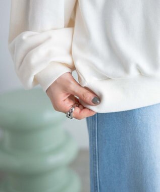 WEGO ハーフジップBIGスウェット 柄5