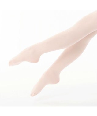 Chacott ジュニア　プロタイツ（フーター） ロイヤルピンク