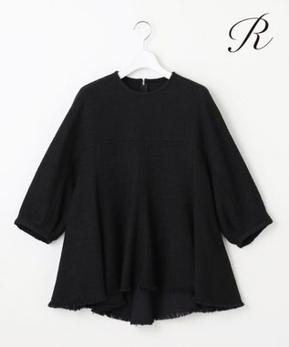  【R(アール)】プリペラツイード ブラウス