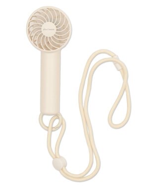 WEGO 【冷却/携帯扇風機/熱中症対策】カラビナ付ハンディファン オフホワイト