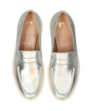 INTER-CHAUSSURES 【PASCUCCI】モールドソールローファー シルバー