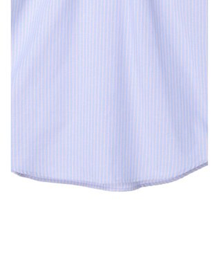 Green Parks ストライプレースアップシャツ Stripe