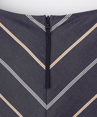 自由区 【洗える】コンビネーションシャーティング ワンピース ネイビー系1