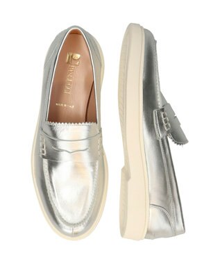 INTER-CHAUSSURES 【PASCUCCI】モールドソールローファー シルバー